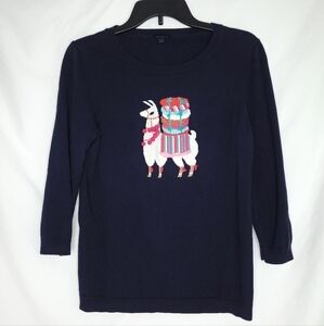 Talbots Llama Sweater